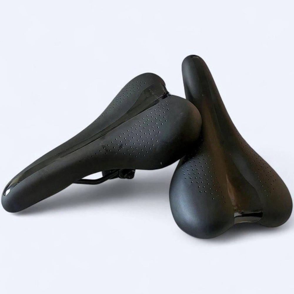Schwinn Comfort Bike Saddle Seat Black Ergonomic Replacement Hybrid Cruiser MTB